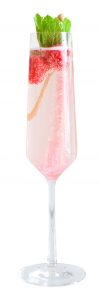 Raspberry Mint Champagne